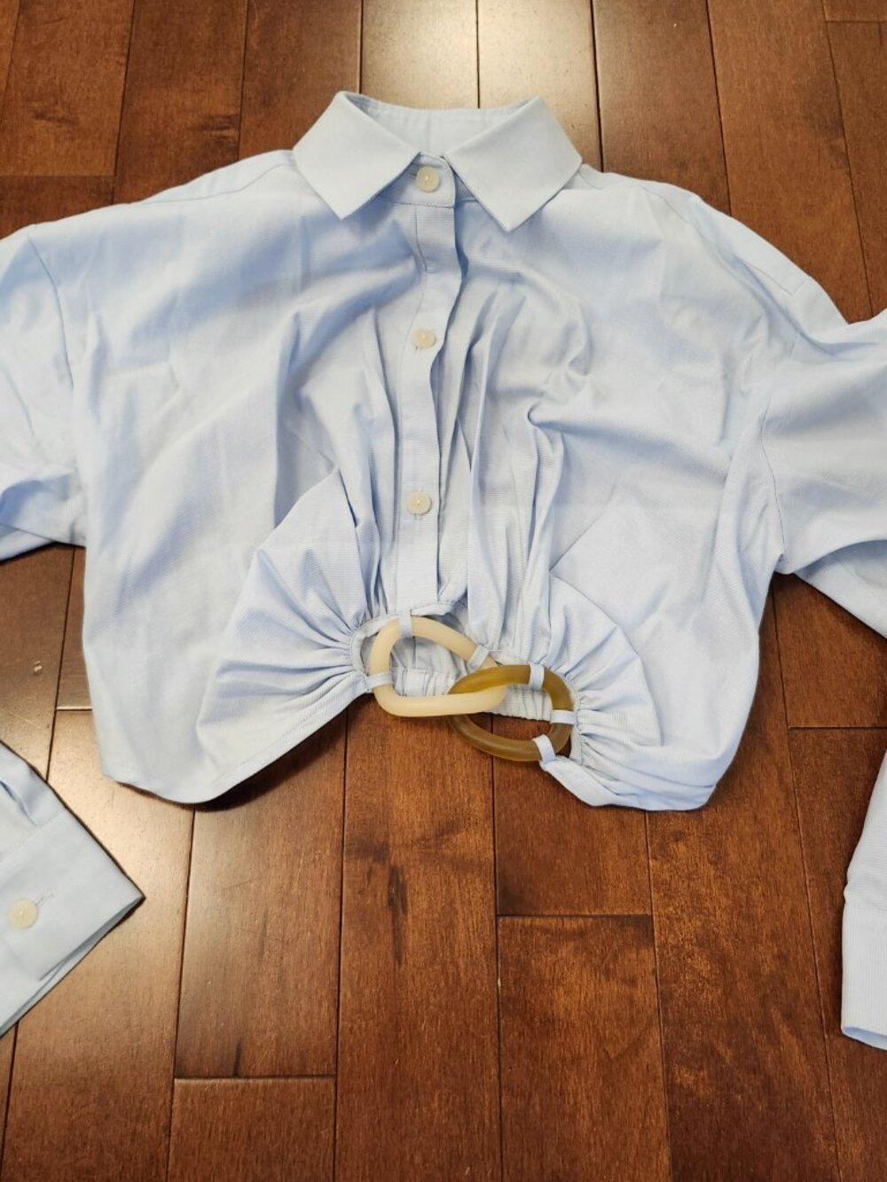Christopher Esber women's long sleeve button up in size 8 - Picture 6 of 9